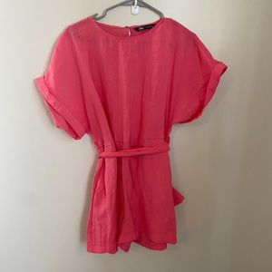 Zara Pink Women's Jumpsuit